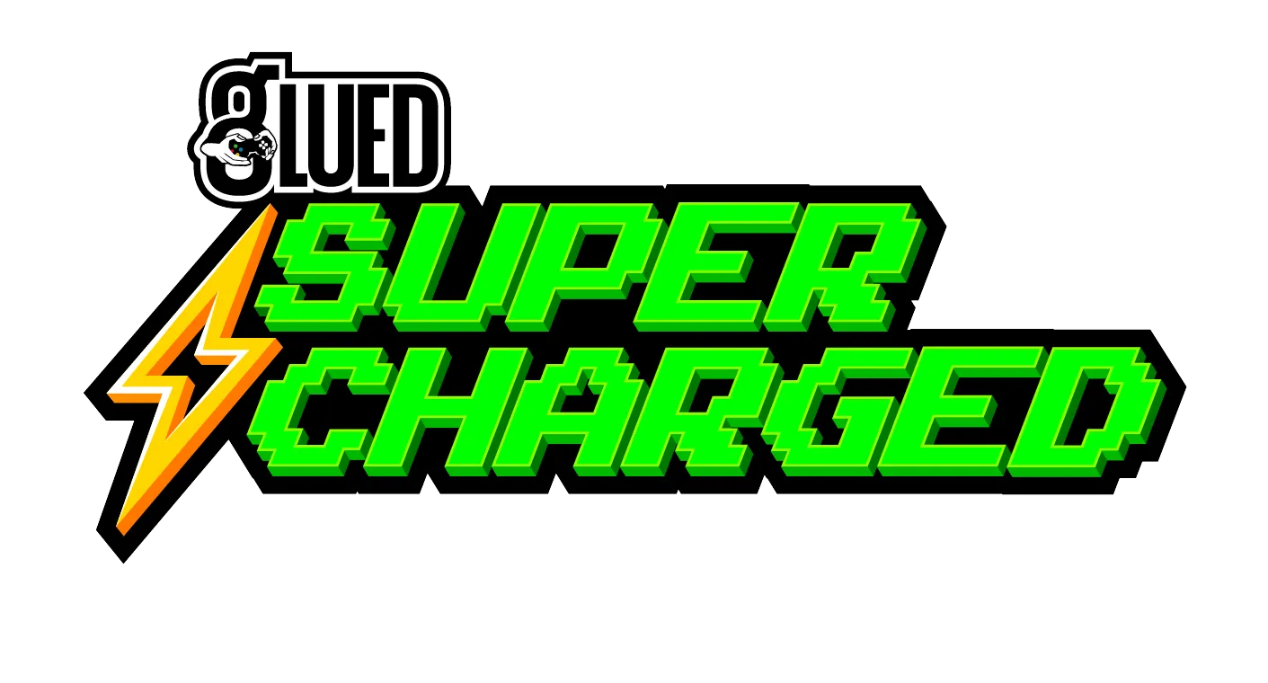 glued supercharged logo , glued supercharged