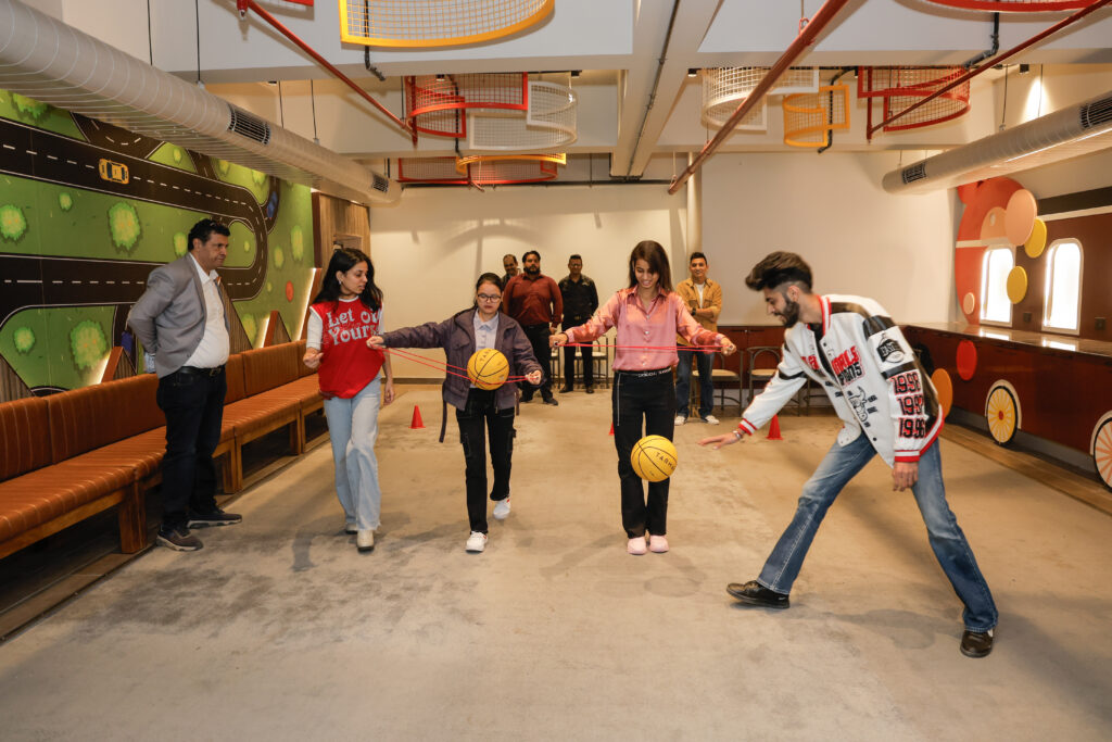 Corporate team building games
